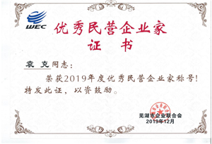 優(yōu)秀民營企業家